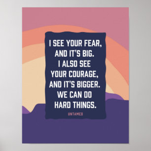 Courage WCDHT 11"x 14" Kunstdrucken Poster