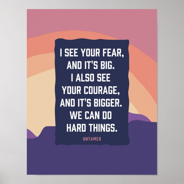 Courage WCDHT 11"x 14" Kunstdrucken Poster (Vorne)