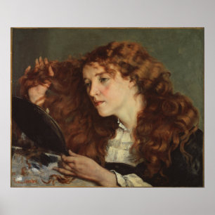 Courbet - Jo Das schöne irische Mädchen Poster