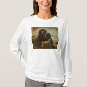 Courbet mit seinem schwarzen Hund, 1842 T-Shirt