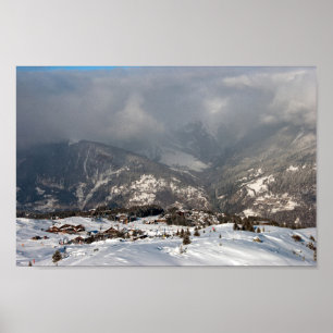 Courchevel 1850 3 Valleys Französische Alpen Frank Poster