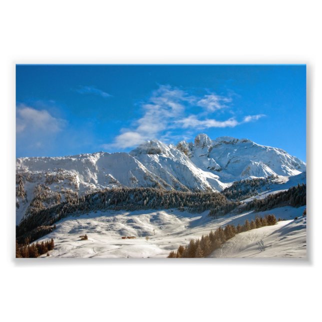 Courchevel 3 Valleys Frankreich Fotodruck (Vorne)