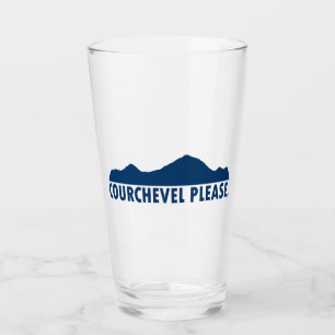 Courchevel France Bitte Glas