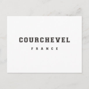 Courchevel France Postkarte