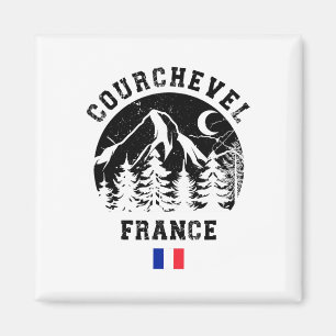 Courchevel Frankreich Alpen Skigebiet Alpen Magnet