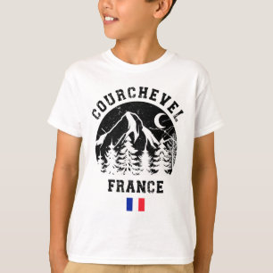 Courchevel Frankreich Alpen Skigebiet Alpen T-Shirt