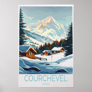 Courchevel Frankreich Poster
