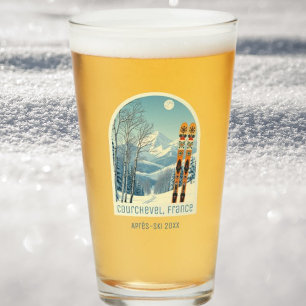Courchevel Frankreich Urlaub Après Ski-Glas Glas