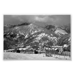 Courchevel Moriond 1650 3 Valleys Französische Alp Fotodruck
