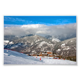 Courchevel Moriond 1650 3 Valleys Französische Alp Fotodruck