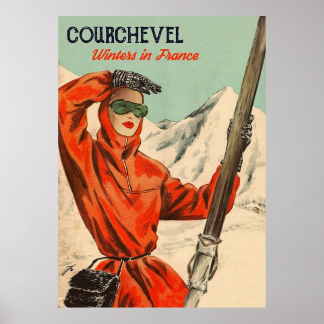 Courchevel Posh Girl Poster (Vorne)
