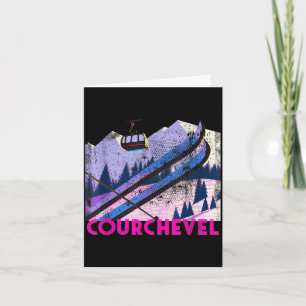 Courchevel Skifahren - Courchevel Skifahren im Vin Karte