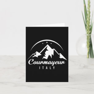 Courmayeur Italien Ski Resort Skifahren Snowboarde Karte