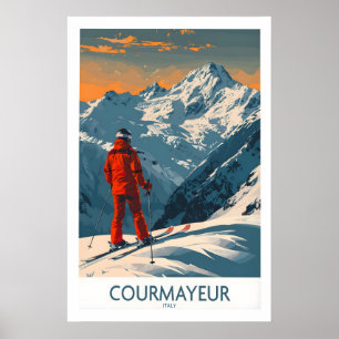 Courmayeur Wandkunst Druck - Italien 1 Poster