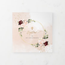 Couronne de Rose Aquarelle, Bapteme