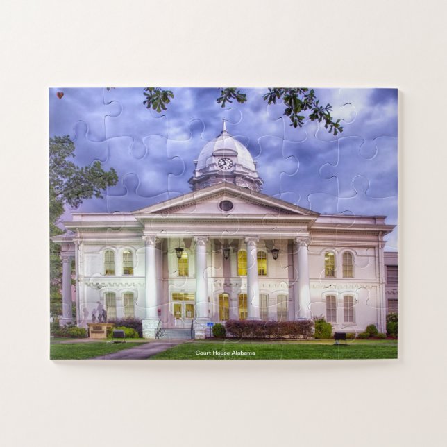 Court House Alabama Puzzle (Horizontal)