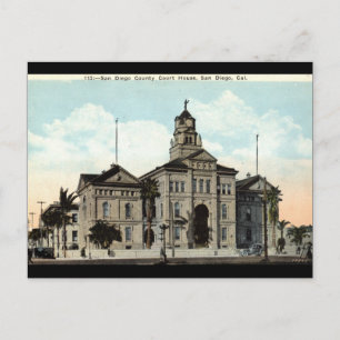 Court House San Diego California 1921 Postkarte