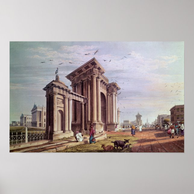 Court House Street, Kalkutta Poster (Vorne)