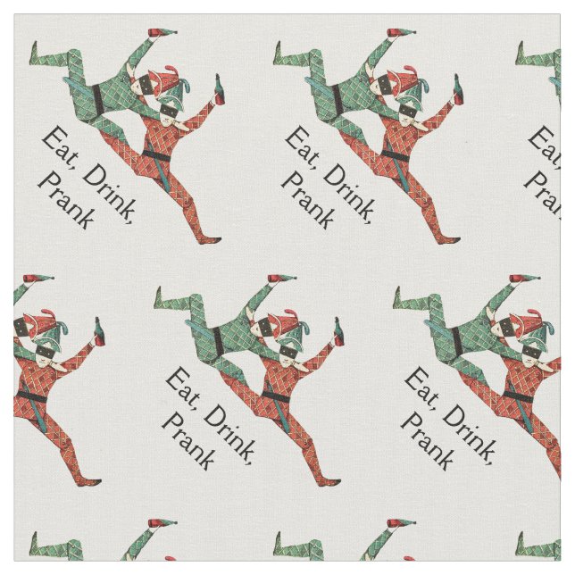 Court Jesters April Fool's Day Stoff (Nahaufnahme)