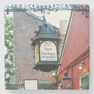 Court of Two Sisters Untersetzer, New Orleans, Steinuntersetzer
