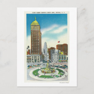 Court Street View of Liberty Bank Bldg Postkarte