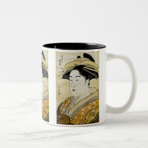 Courtesan Hanaogi Zweifarbige Tasse