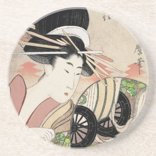 Courtesan Ichikawa of Matsuba Establishment Getränkeuntersetzer