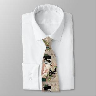 Courtesan Ichikawa of Matsuba Establishment Krawatte