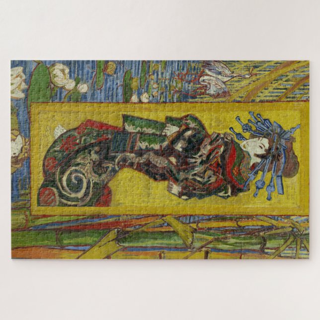 Courtesan von Van Gogh Puzzle (Horizontal)