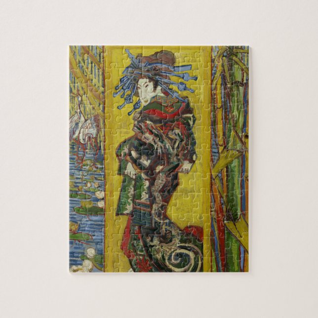 Courtesan von Van Gogh Puzzle (Vertikal)