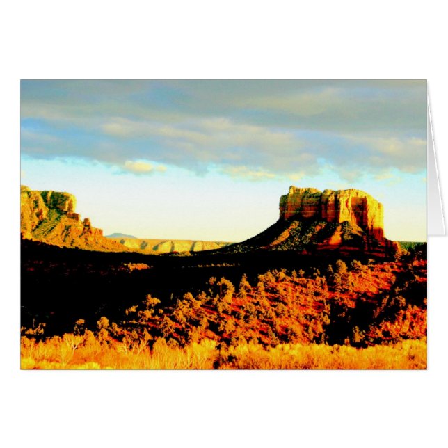 Courthouse Rock in Sedona, Arizona (Vorderseite (Horizontal))