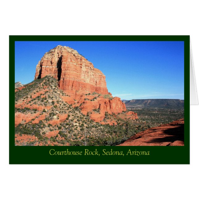 Courthouse Rock & Sedona Tal (Vorderseite (Horizontal))