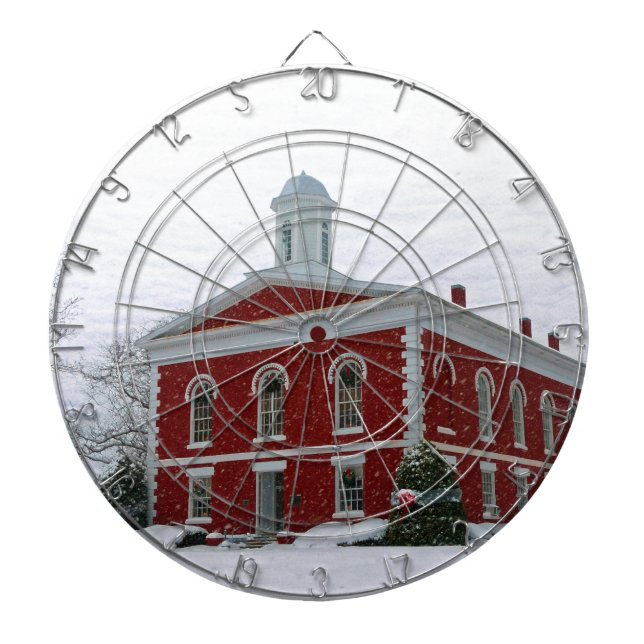 Courthouse Snow Dartscheibe (vorne)