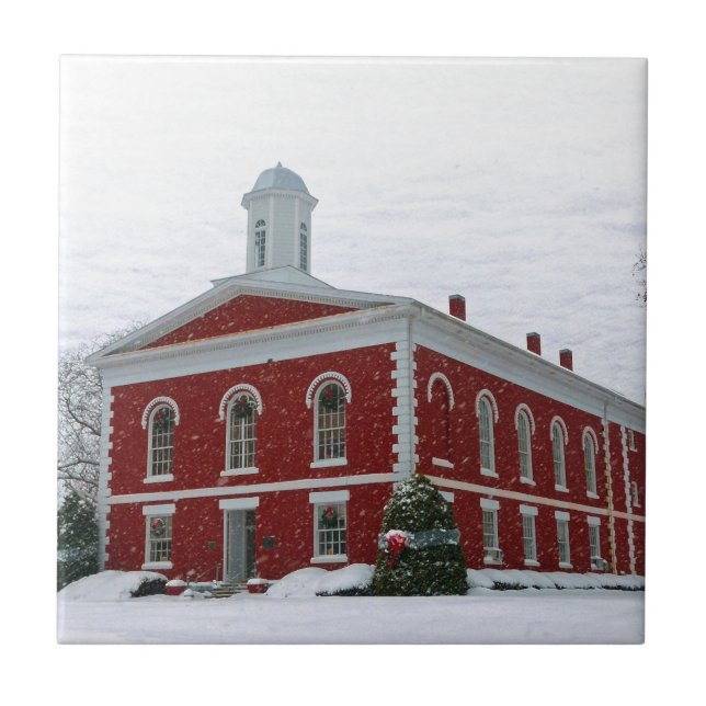 Courthouse Snow Fliese (Vorderseite)