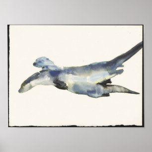 Courting Otters Poster