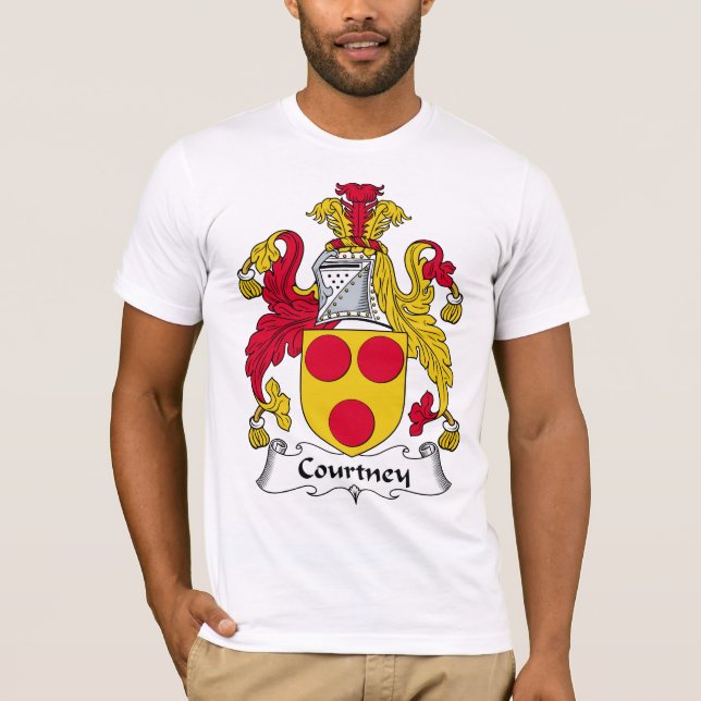 Courtney Familienwappen T-Shirt (Vorderseite)