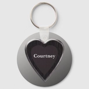 Courtney Heart Keychain von 369MyName Schlüsselanhänger