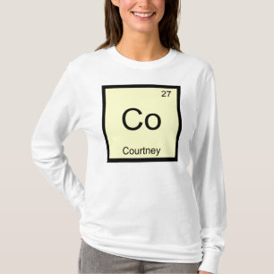 Courtney Name Chemie Element Periodensystem T-Shirt