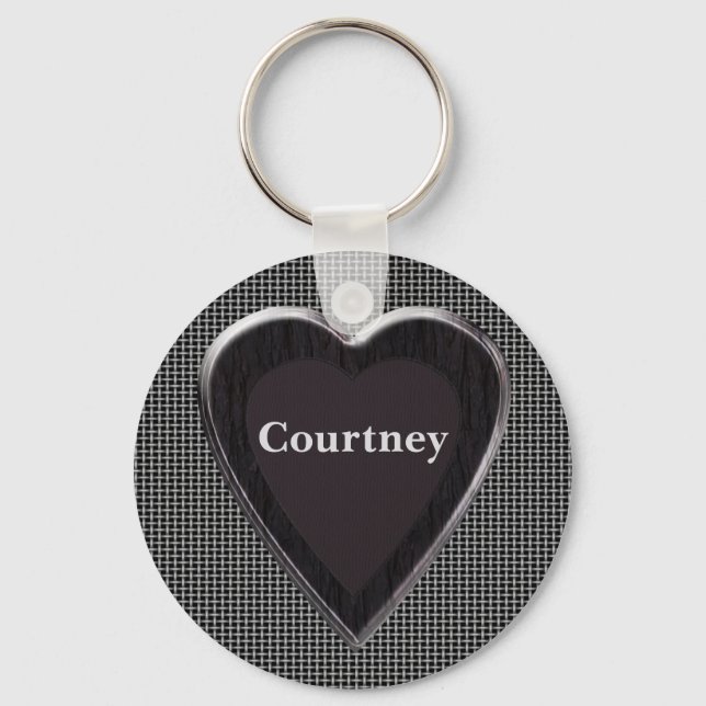 Courtney Stole My Heart Keychain Schlüsselanhänger (Vorderseite)