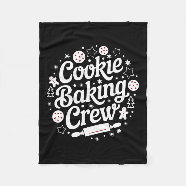 Courtney's Frauen passen Cookie Baking Crew Fleecedecke (Vorderseite)