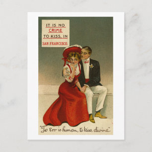 Courtship Postcard (1909) Postkarte
