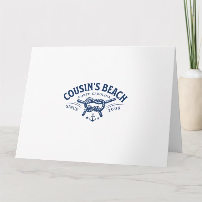 Cousin Beach NC Der Sommer I wurde Hübsch Karte (Vorderseite)
