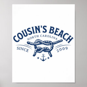 Cousin Beach NC Der Sommer I wurde Hübsch Poster