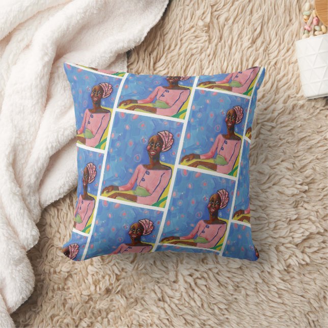 Cousin Betty von KAB Throw Pillow Kissen (Decke)