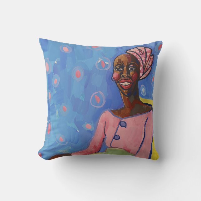 Cousin Betty von KAB Throw Pillow Kissen (Vorderseite)