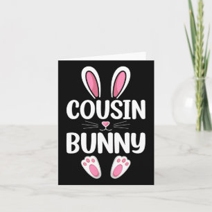 Cousin Bunny Matching Familie Cousin Ostertag Karte