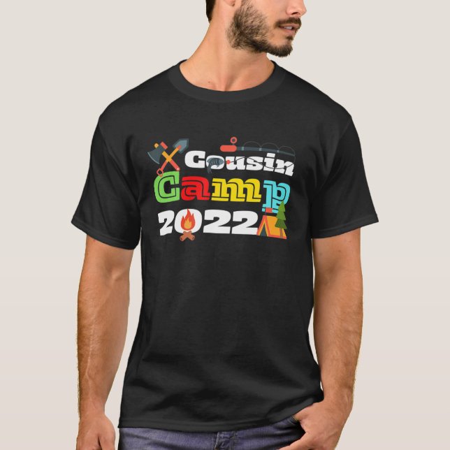 Cousin Camp 2022 Cool Tribe Vacation Wiedersehen C T-Shirt (Vorderseite)