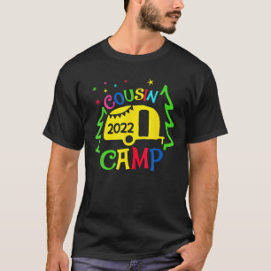 Cousin Camp 2022 Cousin Stamm Camping Crew Sommer T-Shirt