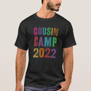 Cousin Camp 2022 Oma Opa Sleepaway Sign Au T-Shirt