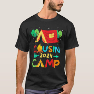 Cousin Camp 2024 Familienurlaub Sommerurlaub Campi T-Shirt